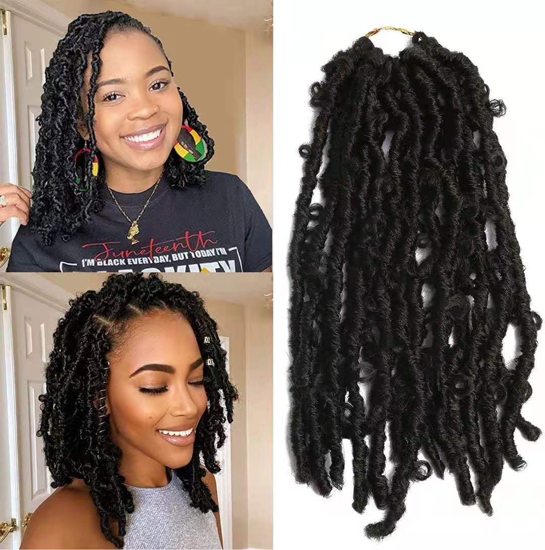 Butterfly Curvy Crochet Braid African Hair Extension