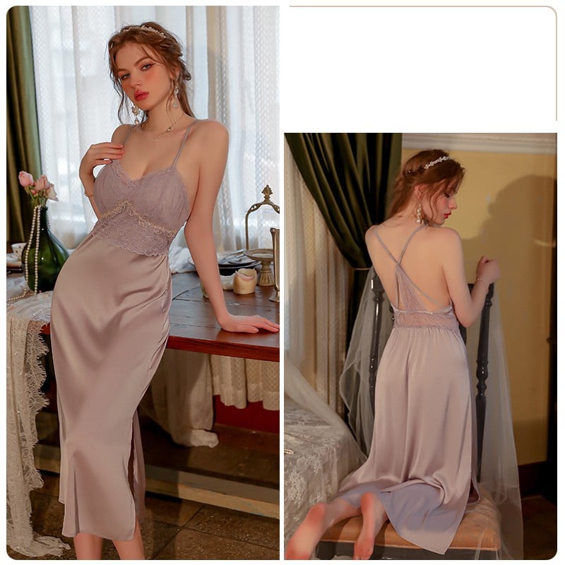 Women’s Pajama Dress with Breast Pads