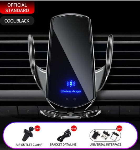 Car Wireless Charger with Magnetic Phone Holder