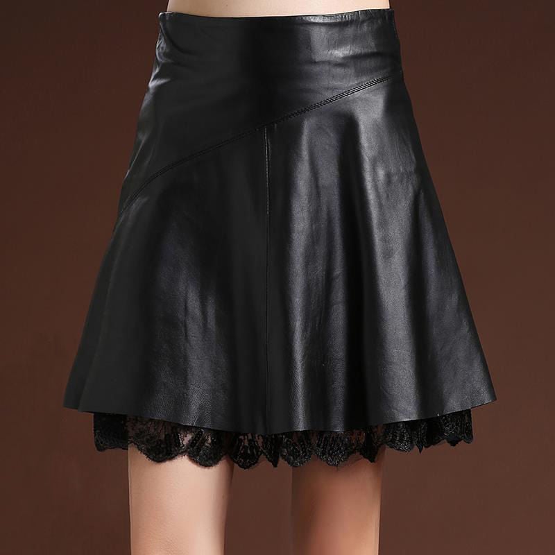 Women's A-line High-Waist Pleated Midi Skirt