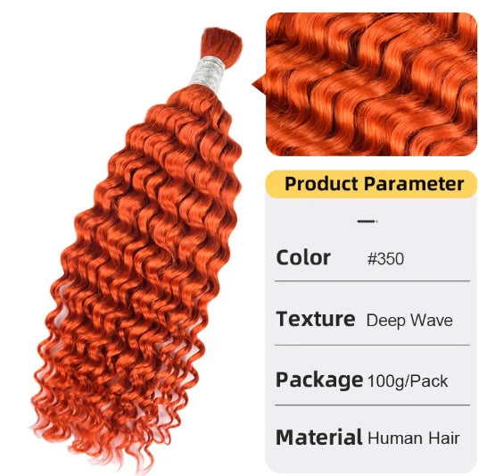 Deep Wave Women's Hair Extension Hair Bulk