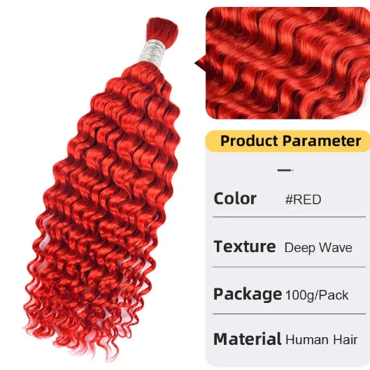 Deep Wave Women's Hair Extension Hair Bulk